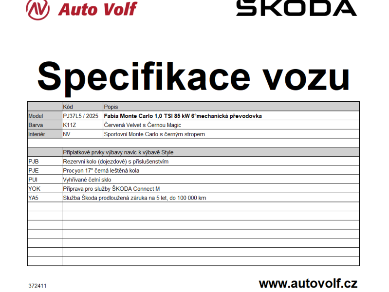 Škoda Fabia MonteCarlo